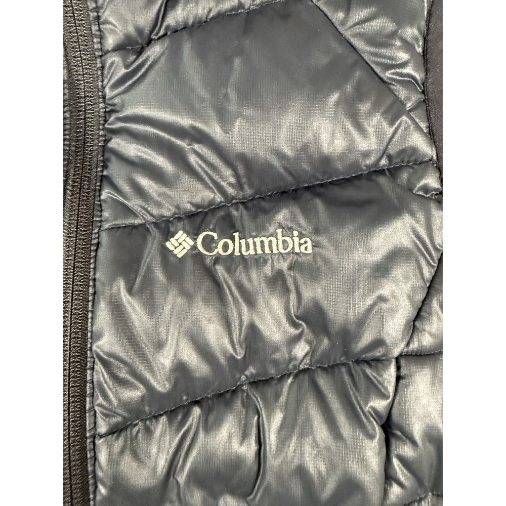 Columbia‎ Vest Womens XS Black 650TD Puffer Omni Heat Turbodown Full Zip - Picture 4 of 16